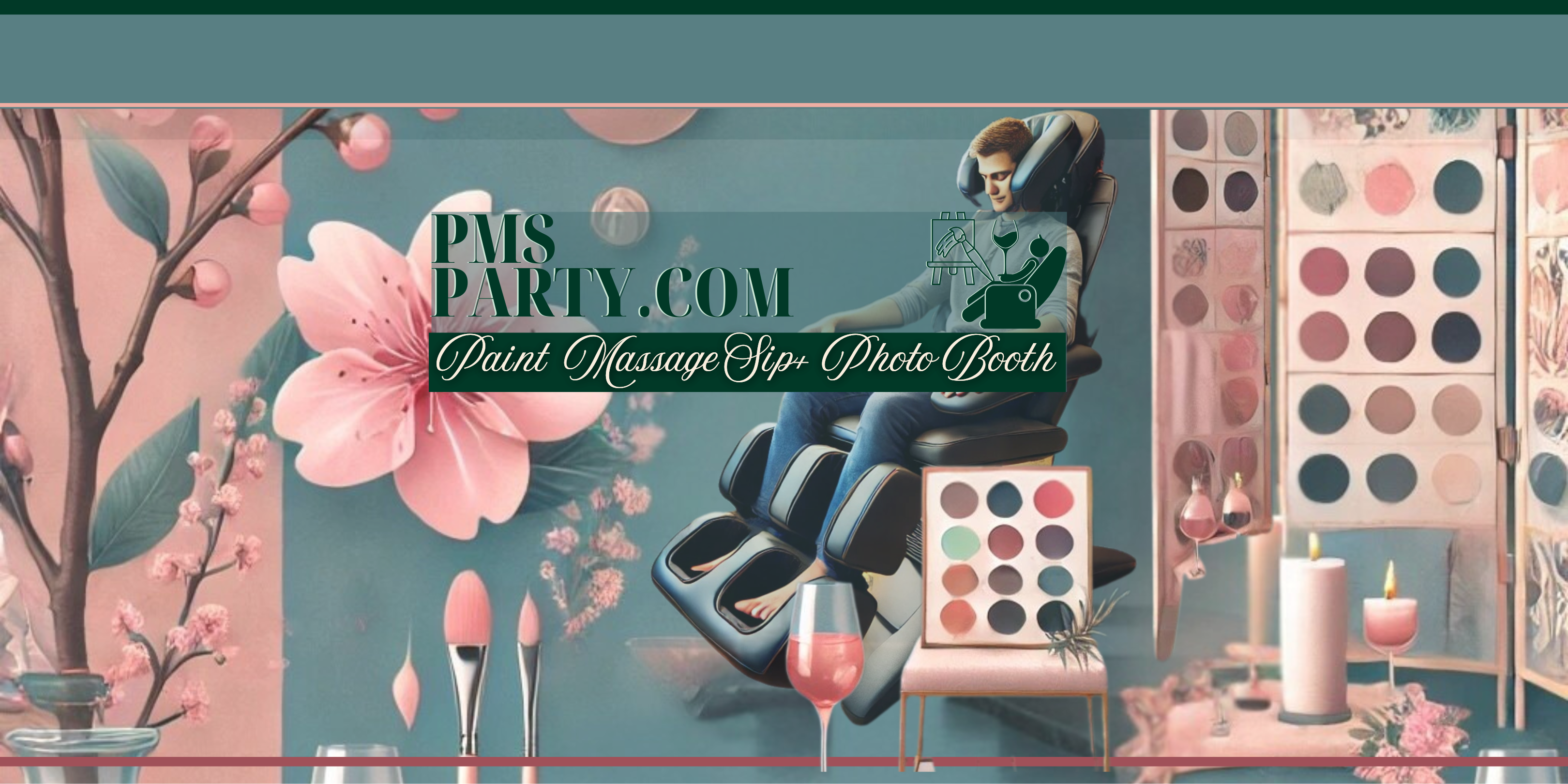Cherry Blossom Serenade Paint Massage and Sip